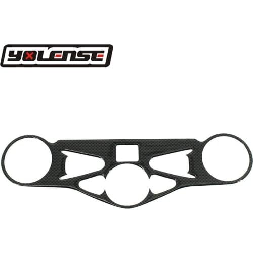 Motorcycle Sticker Pad Carbon Fiber Triple Tree Clamp Decal Stickers For Honda CBR1000 CBR 1000 2008 2009 2010 2011