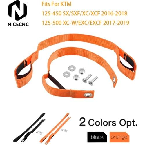 Front Rear Fender Pull Holding Strap Lift Handle For KTM 125-450 SX SXF XC XCF 16-18 125-500 300 350 400 450 XC-W EXC EXCF 17-19