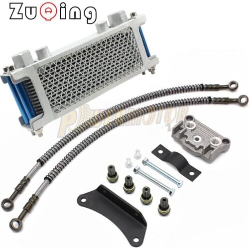Motorcycle Oil Cooling Cooler Radiator Oil Cooler Set For 125cc 140cc Horizontal Engine Chinese Made Dirt Pit Monkey Bike ATV