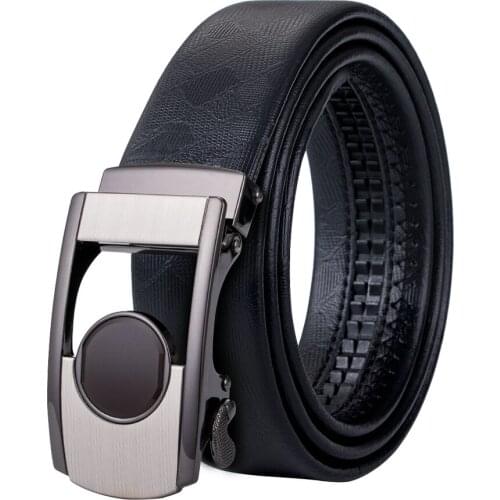 Barry.Wang Luxury Top Cow Genuine Leather Belt Men High Quality Men Belts Automatic Buckle Waistband For Male Strap Dropshipping