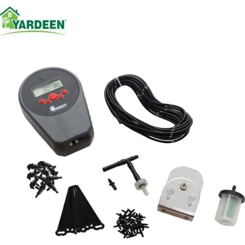 Graden Pump Drip Irrigation System LCD Display Digital Water Timer Controller Gardening Spray with Adjustable Sprinkler