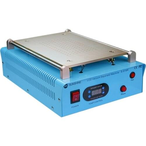 Sunshine S-918R Build-in Vacuum Pump LCD Touch Screen Separator Machine Kit 14 Inch Disassemble Repair Tool for Mobile Phone