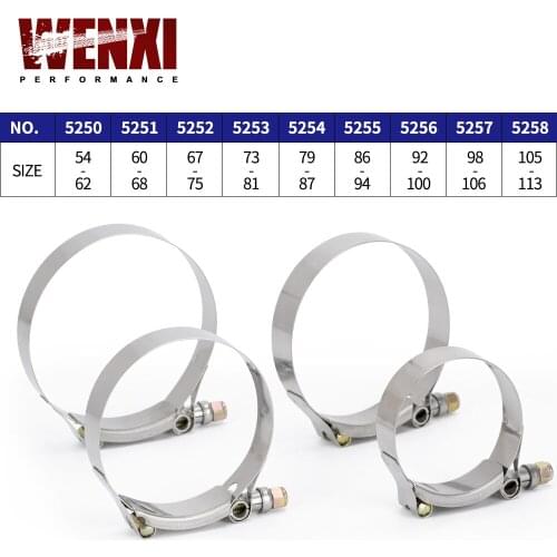 2.0" 2.25" 2.5" 2.75" 3.0" 3.25" 3.5" 3.75" 4.0" T-Bolt Exhaust Clamp Intake Turbo Exhaust Intercooler Silicone Coupler 1 Piece