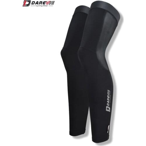 DAREVIE Cycling Leg Warmers Breathable Compression Leg Warmers UV Protect MTB Knee Leg warmers Safe Soccer Running Leggings Safe