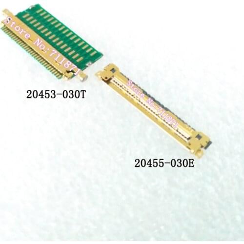 0.5 Pitch 30Pin I-PEX 20455-030E 20453-030T Adapter Connector 30P EDP Connector Adapter 30P screen cable Welded connector Socket