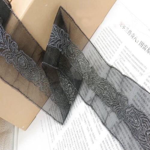 2Meters/lot 6CM wide Precision ethnic embroidery gold/silver lace Vintage curtain stage costume lace SC657