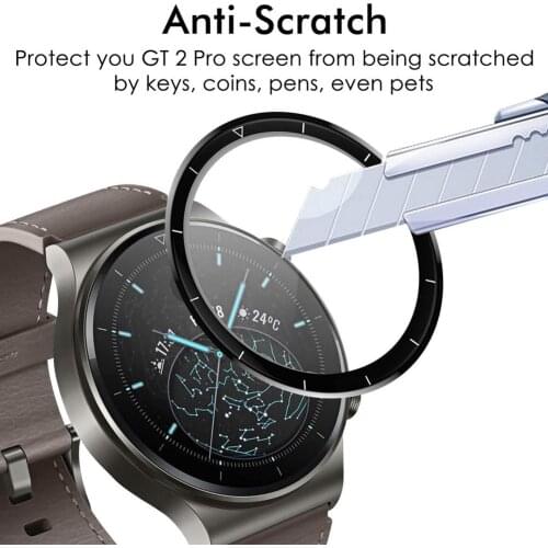 3PCS 3D Waterproof Full Cover Screen Protector For Huawei Watch GT2 Pro Curved Edge Scratch Resistant Protective Film HOT SALE