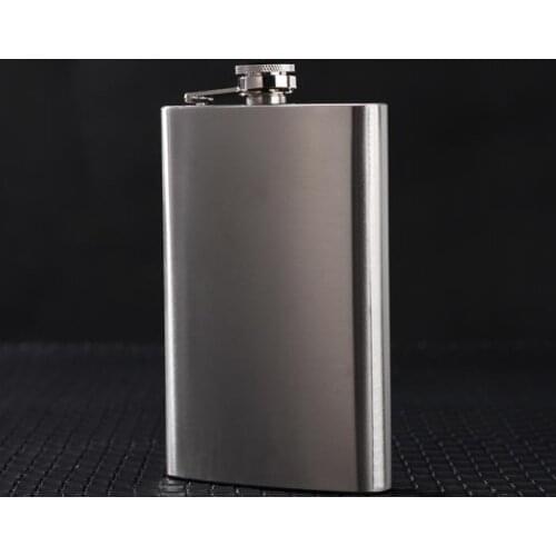 50pcs/lot 10oz stainless steel pocket hip flask shipping free SN729