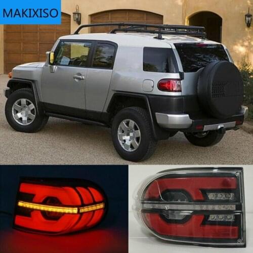Car styling Accessories for Toyota Fj CRUISER rear Lights led TailLight for Fj CRUISE Rear Lamp DRL+Brake+Park+Signal lights led