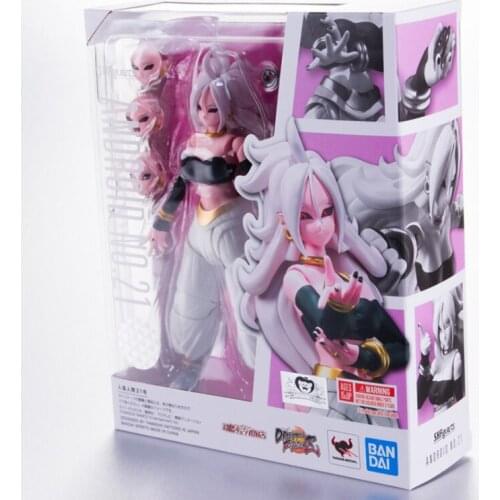 BANDAI S.H.Figuarts DRAGON BALL Original Android #21 Anime Action & Toy figures Model Toys For Children