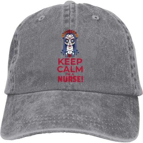 Keep Calm I'm A Nurse The Baseball Cap Peaked capt Sport Unisex Outdoor Custom Mexican Sugar Skull Funny Hats