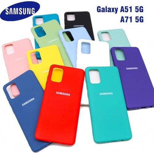 Samsung Galaxy A51 5G A71 5G Liquid Silicone Case Soft Silky Shell Cover Galaxy A51 A71 High Quality Soft-Touch Back Protective