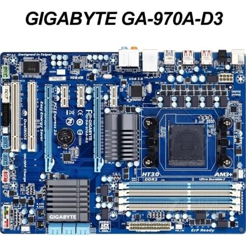 For GIGABYTE GA-970A-D3 Computer USB3.0 SATA3 970A-D3 Motherboard Socket AM3+ DDR3 For AMD 970 Used Desktop Mainboard