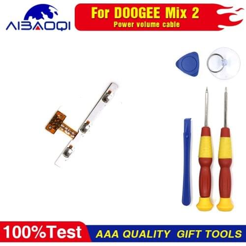 Power on/off+ volume FPC Key up/down button flex cable FPC For Doogee Mix 2 Phone Perfect Replacement Parts Free Tools