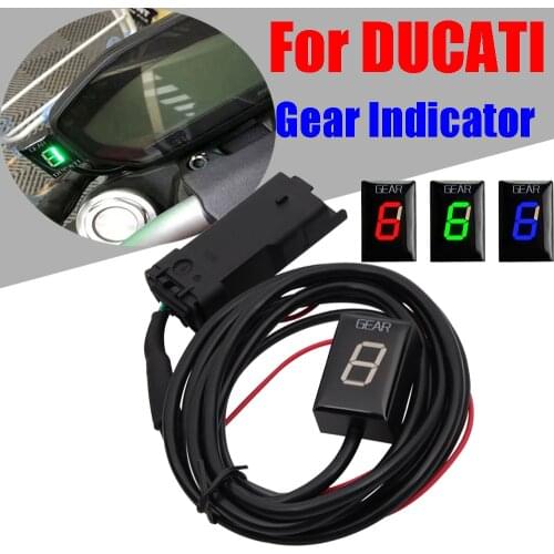 Motorcycle Speed Gear Indicator For Ducati Hyper motard Hypermotard Hyper Strada Hyperstrada Monster diesel Gear Display Meter