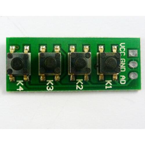 KC11C04 AD Keyboard Simulate Four Key Module Analog Button for Arduino UNO MEGA2560 Sensor Expansion Board