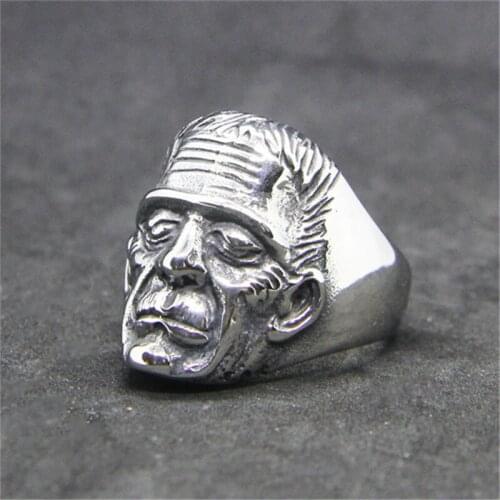 1pc Dropship New Design Cool Man Boys King Ring 316L Stainless Steel Fashion Punk Style Ring
