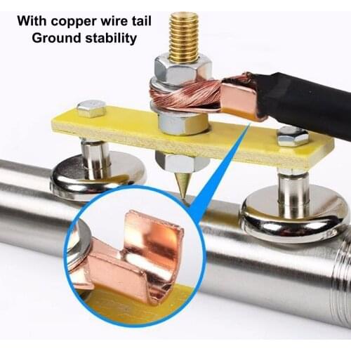 L5 Electric Welding Magnetic Head Ground Wire Tool Strong Magnetism Clamp Mass Welding Magnet Powerful Spotter Suction Grounding
