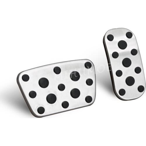 Steel Sport Brake Accelerator Gas Pedal Cover Set For 2010-2020 Toyota Land Cruiser Prado J150 LC150