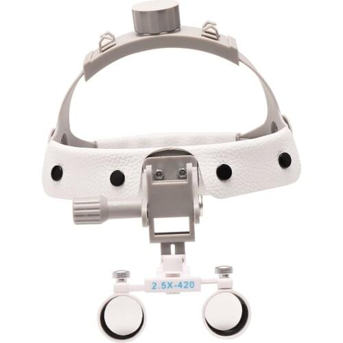 2.5X-420MM Headband Dental Magnifying Glass loupes Medical Surgical Glasses Binocular Magnifier