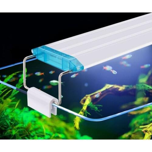 Super Bright Aquarium Lighting Fish Tank Plant Grow Lighting Aquarium Led Lighting 21-70CM Extensible Clip on Lamp For Fish Tank