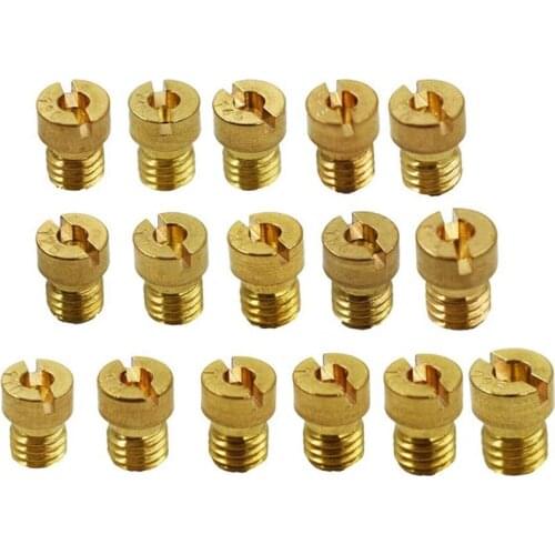 Top!-16Pcs Carburetor Main Jet Fit for PWK OKO CVK 90 92 95 98 100 105 108 110 115 120 125 130 135 140 145 150