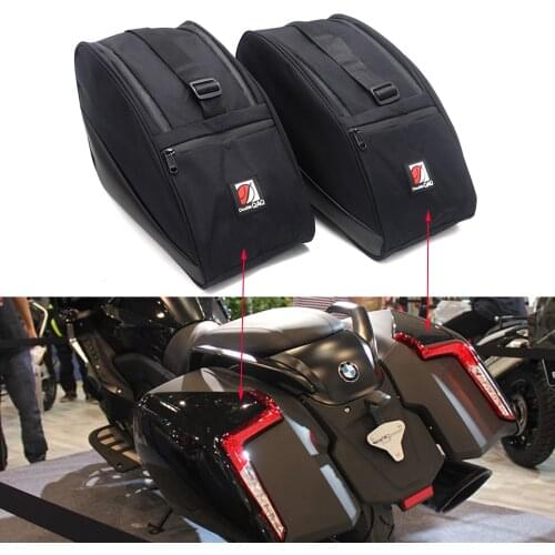 For bmw k1600b K 1600 B K1600 B motorcycle Luggage Bags inner bag liner high quality waterproof side box Black Inner Bag 2018-UP