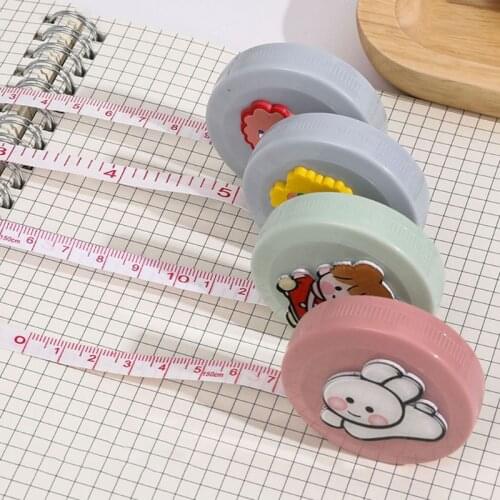 Retractable Tape Measure Flexible and Durable Ruler, Soft Retractable Tape Measure ,Mini Pocket Size Measuring Tool