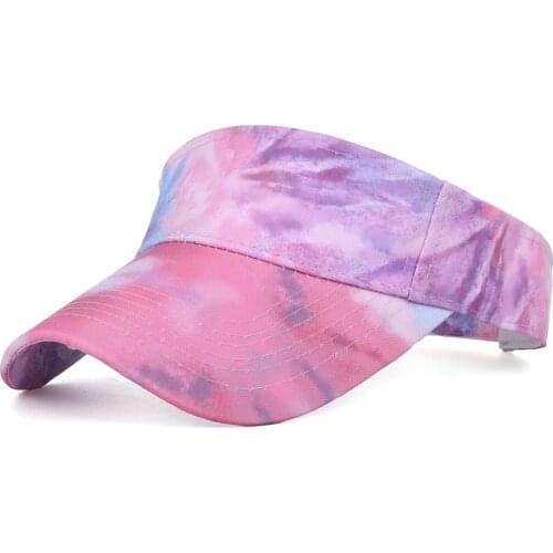 Gradient Tie Dye Hat For Women Fashion Baseball Caps Beach Hip Hop Hat Adjustable Baseball Cap Sun Visor Protection Hats