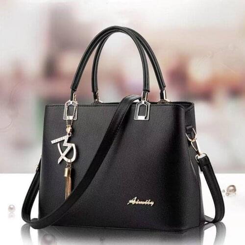 2021 nieuwe casual effen kleur ontwerp Pu lederen dames handtas messenger bag dames meisjes effen kleur trendy schoudertas