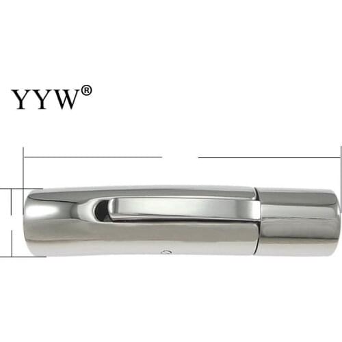 30PCs/Lot Tube more sizes for choice original color Stainless Steel Bayonet Clasps