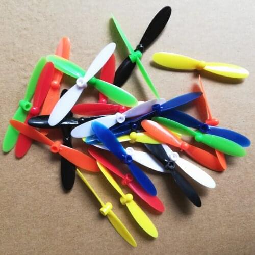 4 pair 8PCS 1*55mm Propellers Blades Accessories for RC Airplane Quadcopter Perfect RC Airplane Propellers Blades