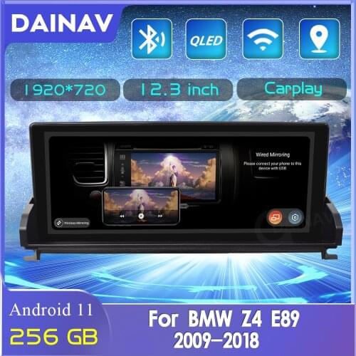 Android11 256GB 2 Din Stereo Receiver Car GPS Navigation Multimedia DVD player For BMW Z4 E89 2009-2018 Car Audio Radio Stereo