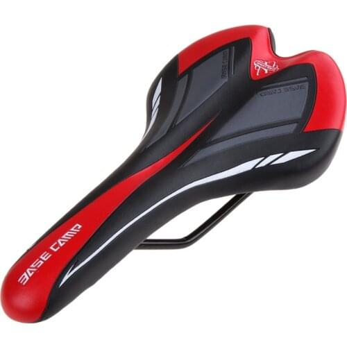 BaseCamp PU Leather Cycling Bicycle Mountain Road MTB Ride Cushion Seat Saddle Mat Bike Parts Accessory Integrally-molded BC-654