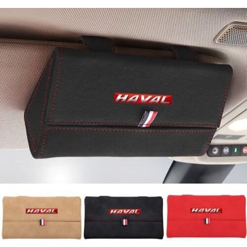 Car Glasses Case Storage Box for Haval H2 Jolion H2S H3 F7 F7X M4 H5 H8 H7 H6 2021 H9 M2 Sun Visor Sunglasses Holder Accessories