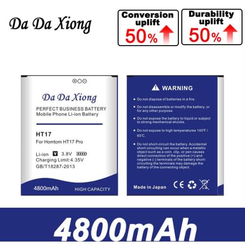 Da Da Xiong 4800mAh HT17 Battery for Homtom HT17 / HT17 PRO battery