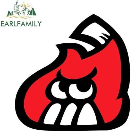 EARLFAMILY 13cm x 12.5cm for Splatoon Car Sticker Personality Decal Scratch-Proof Surfboard Refrigerator Car Door Protector