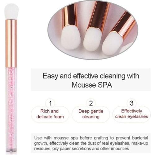 Eyelash Cleaner Brush Skin Care Makeup Tools Eyebrow Wash Brush Diamond Nasal Brush Brush Head Brush Brush Pore Clean Acne P7U7