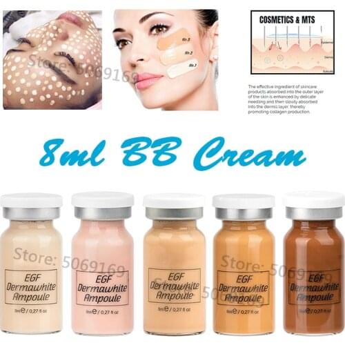 Korean 8m BB cream Glow Ampoule Natural Makeup Skin Cream MesoWhite Brightening Serum Concealer bb Foundation Cream Starter Kit