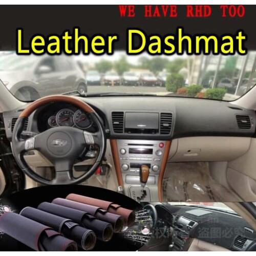 For Subaru Outback Legacy B4 2003 2004 2005 2006 2007 2008 2009 Leather Dashmat Dashboard Cover Dash Mat Carpet Car Styling