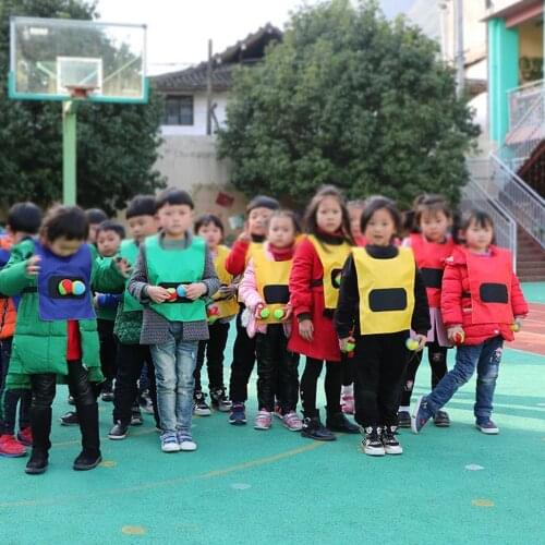 Hot blooded outdoor sports game prop vest sticky ball vest game vest with sticky ball throwing toy childrens sticky ball shirt