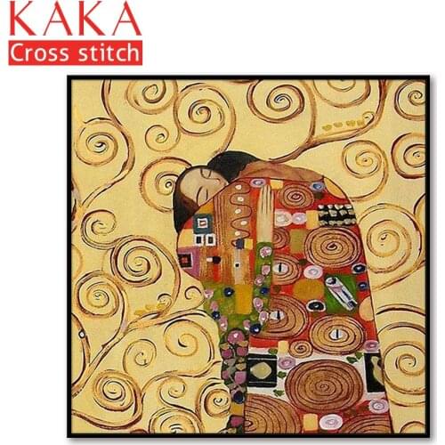 Cross stitch kits,Embroidery needlework sets with printed pattern,11CT-canvas for Home Decor Painting,Portrait Full NCKP073