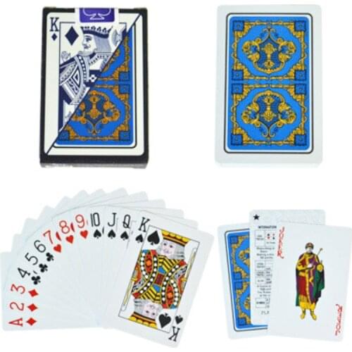 PVC Poker Cards Waterproof Texas Hold'em Playing Cards Black Jack Plastic Game Card Poker Game Board Game Card Creative Gift