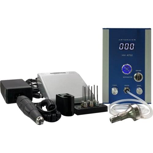 New Type HH-AT02 Art Graver Pneumatic Engraving Tools Jewelry Engraving machine Graver machine Graver and Micromotor