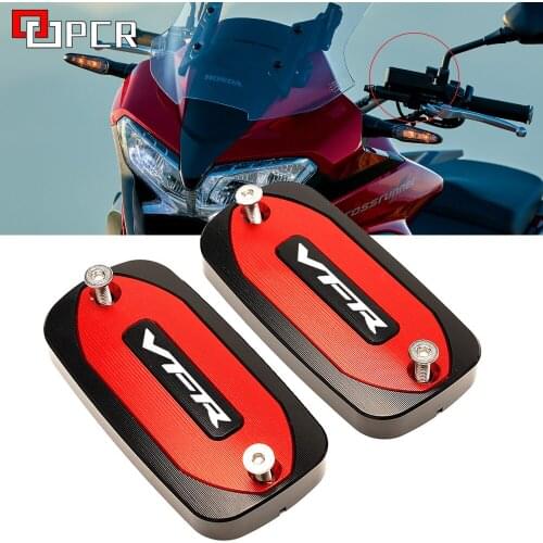 Fits For HONDA VFR 800 1200x VFR800 VFR800X VFR800F VFR1200x Crosstourer Motorcycle CNC front brake fluid reservoir cap cover