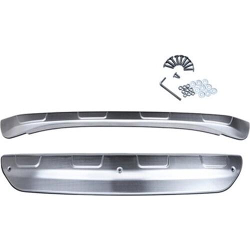 Car-covers Stainless Steel Front Rear Bumper Protector Guard Skid Plate Sill Covers for Mazda CX-5 CX5 2013-2016 Car styling