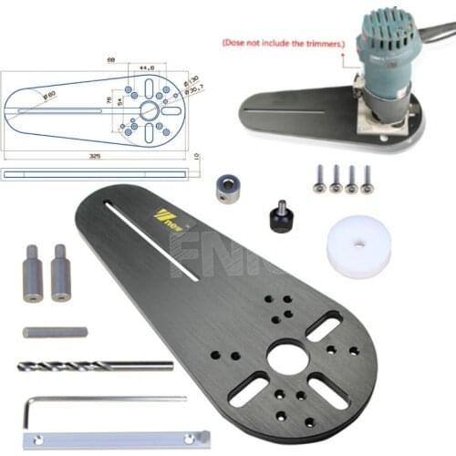 NEW Circle Cutting Jig for Bosch Makita Electric Hand Trimmer Wood Router Woodworking Milling Circle Milling Groove