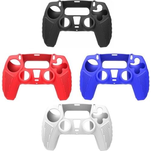 Anti Slip Protective Skin Cover Protector Case Shockproof Anti-fingerprint Protective Cover For PS5 Game Controller