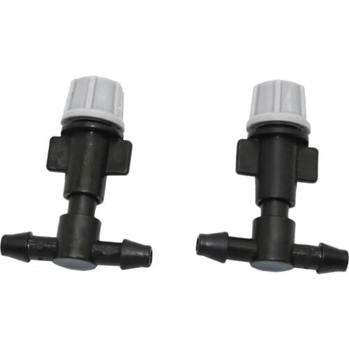 10 PCS Gray spray nozzle With 4 / 7mm Tee Apply Watering Sprayed on plants Spray Radius 0.6-0.9m high quality Sprayer Nozzle