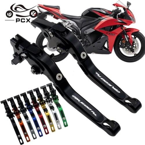 Logo CBR600RR Adjustable Motorcycle CNC Brake Clutch Levers for Honda CBR600RR 2007 2008 2009 2010 2011 2012 2013 2014 2015 2016